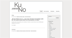 Desktop Screenshot of kuno-kulturnotizen.de